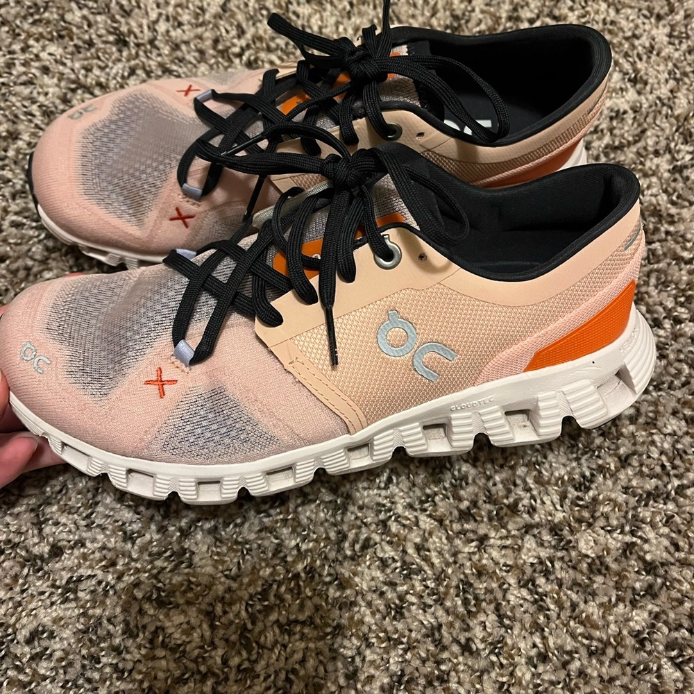 Women’s On Cloud X 3 in Rose|Sand